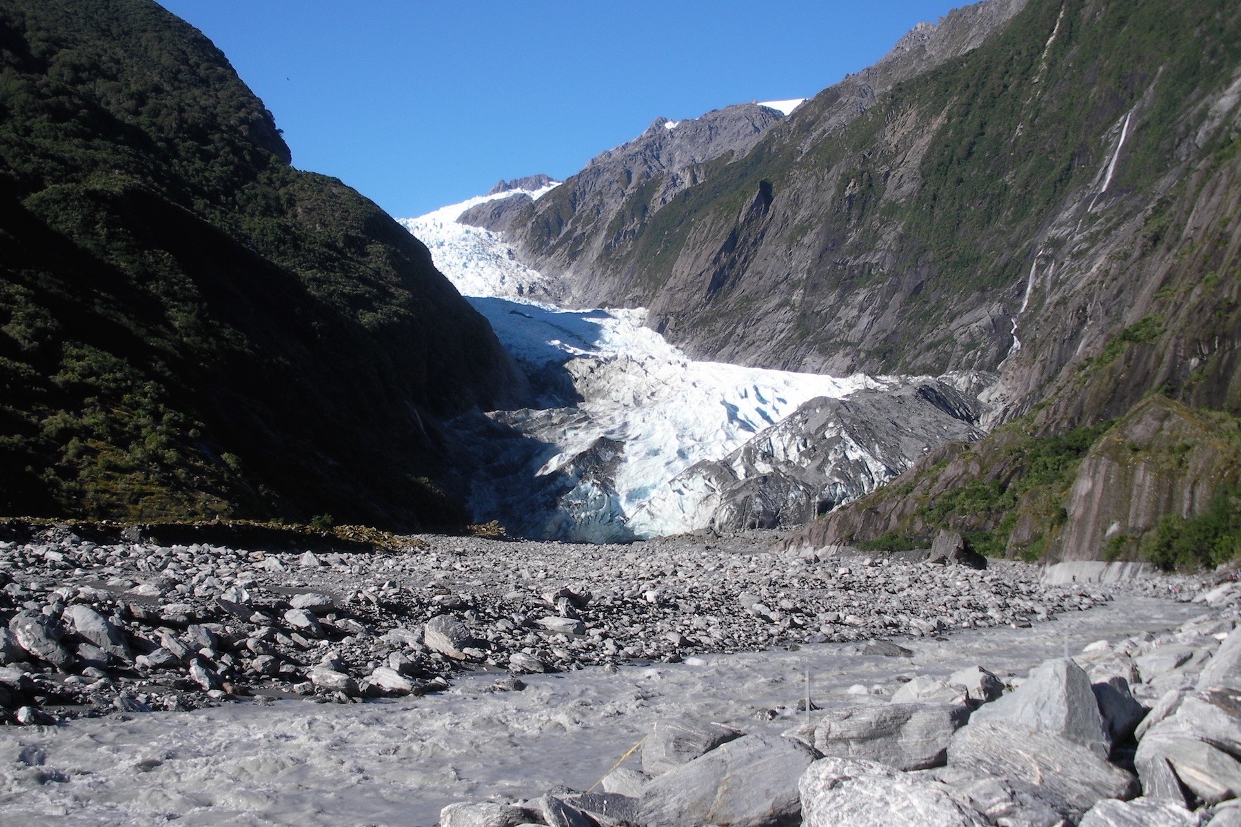 Franz-Josef-Gletscher im 2009